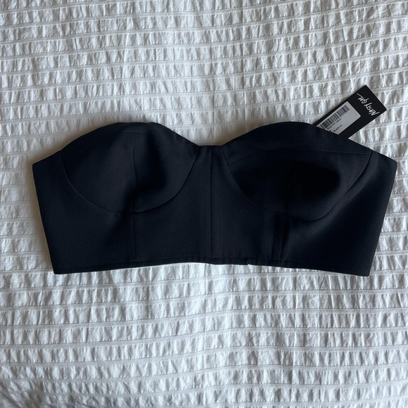 Tailored bustier- black NWT - Picture 2 of 5